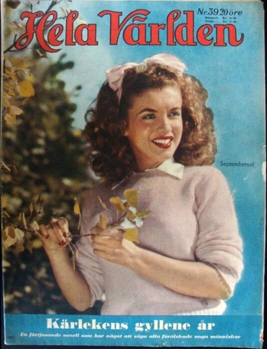 HELA VARLDEN magazine side cover Issue 39  September 1947